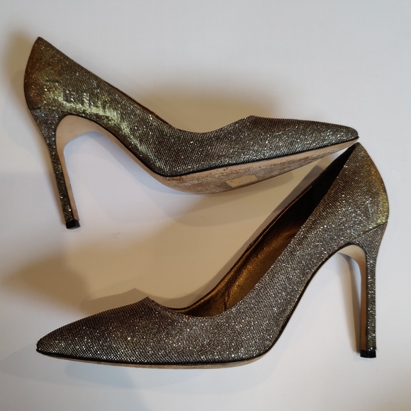 Manolo Blahnik Nattorno mesh Glitter heels - Picture 4 of 11